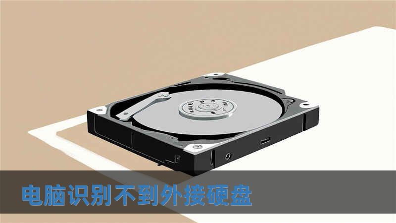 電腦識別不到外接硬盤