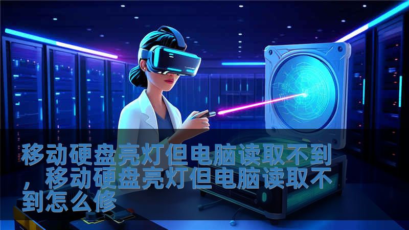 移動硬盤亮燈但電腦讀取不到，移動硬盤亮燈但電腦讀取不到怎么修