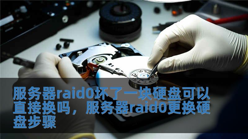 服務器raid0壞了一塊硬盤可以直接換嗎，服務器raid0更換硬盤步驟