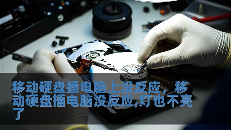 移動硬盤插電腦上沒反應，移動硬盤插電腦沒反應,燈也不亮了