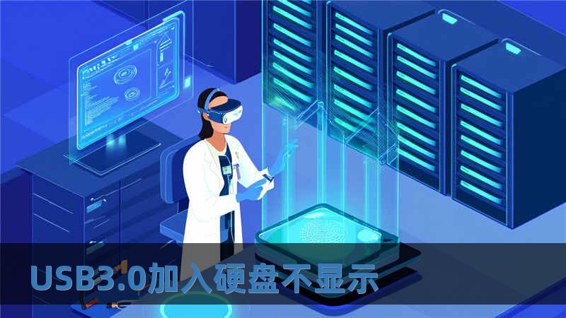USB3.0加入硬盤不顯示