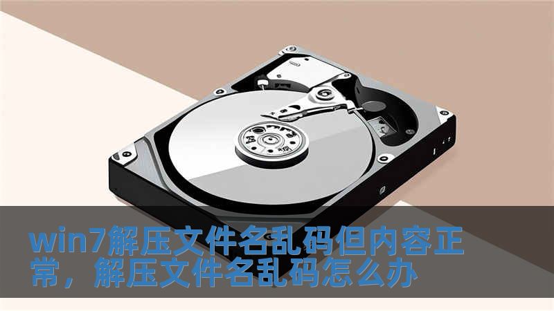 win7解壓文件名亂碼但內容正常，解壓文件名亂碼怎么辦