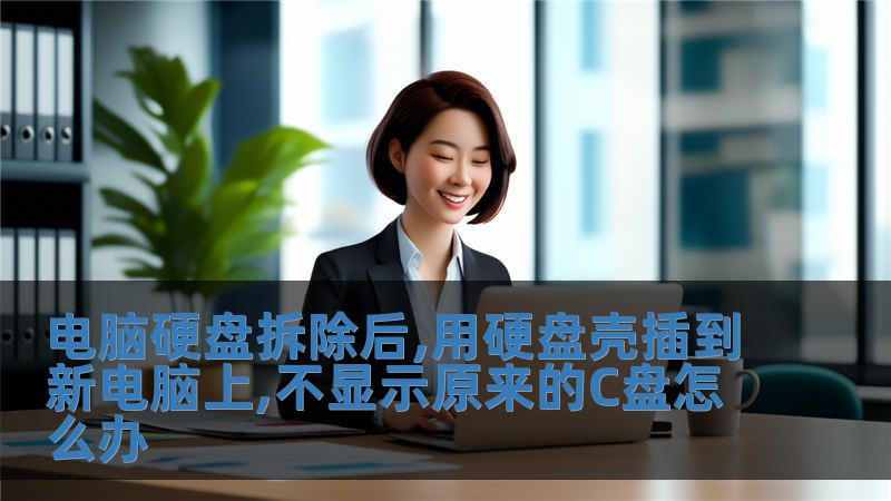 電腦硬盤拆除后,用硬盤殼插到新電腦上,不顯示原來的C盤怎么辦