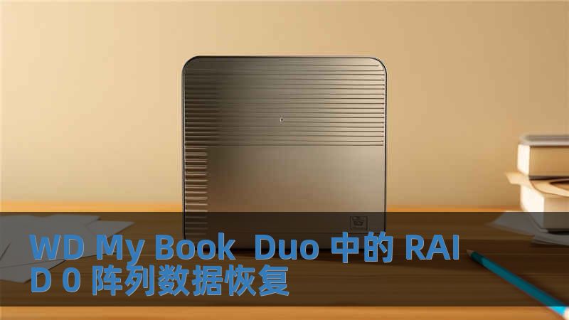 WD My Book  Duo 中的 RAID 0 陣列數據恢復