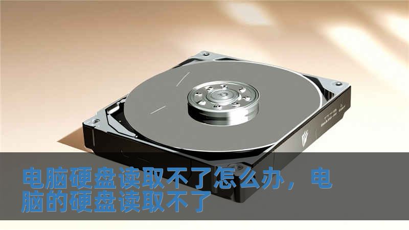 電腦硬盤讀取不了怎么辦，電腦的硬盤讀取不了