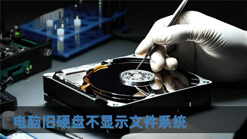 電腦舊硬盤不顯示文件系統