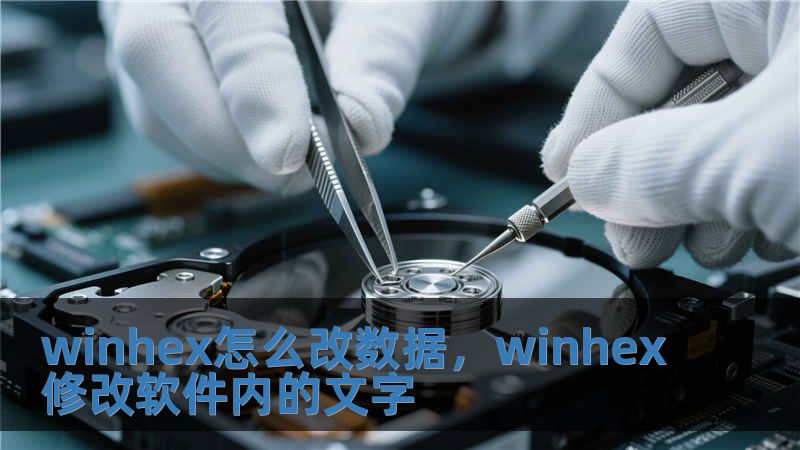 winhex怎么改數(shù)據(jù)，winhex修改軟件內(nèi)的文字