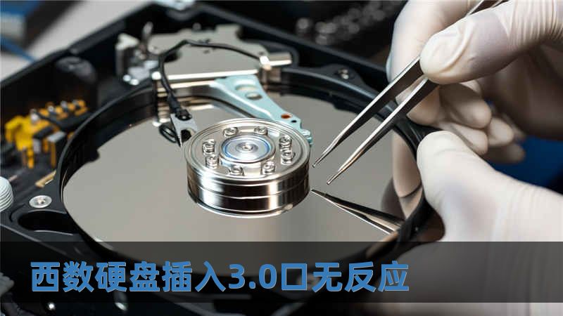 西數硬盤插入3.0口無反應