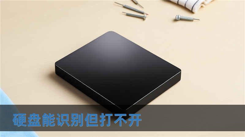 硬盤能識別但打不開