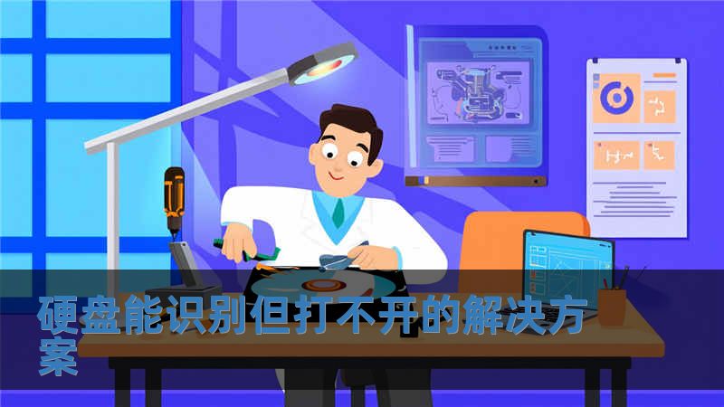 硬盤能識別但打不開的解決方案