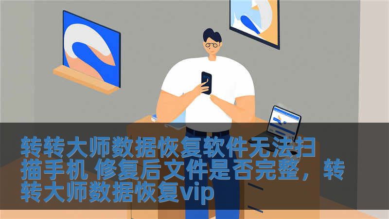 轉轉大師數據恢復軟件無法掃描手機 修復后文件是否完整，轉轉大師數據恢復vip