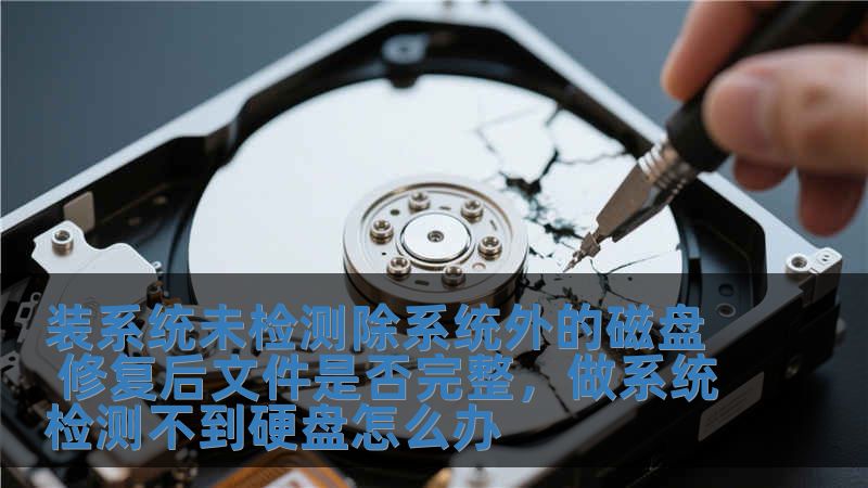 裝系統(tǒng)未檢測除系統(tǒng)外的磁盤 修復后文件是否完整，做系統(tǒng)檢測不到硬盤怎么辦