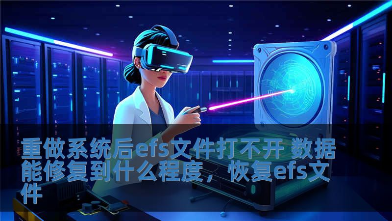 重做系統后efs文件打不開 數據能修復到什么程度，恢復efs文件