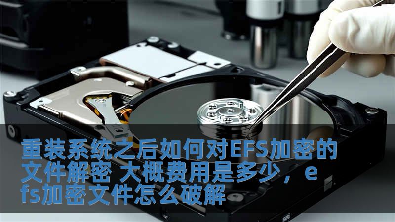 重裝系統之后如何對EFS加密的文件解密 大概費用是多少，efs加密文件怎么破解