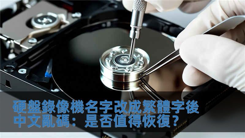 硬盤錄像機名字改成繁體字後中文亂碼：是否值得恢復？