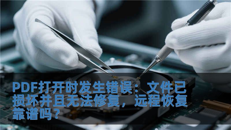 PDF打開時發生錯誤：文件已損壞并且無法修復，遠程恢復靠譜嗎？