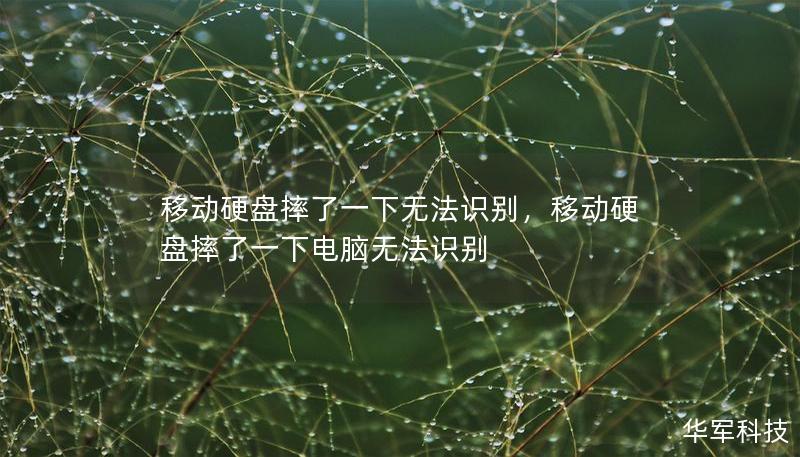 移動硬盤摔了一下無法識別，移動硬盤摔了一下電腦無法識別