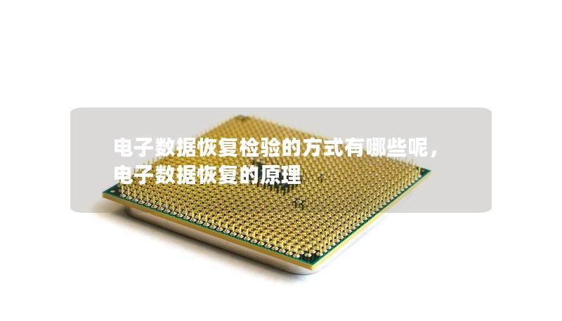 電子數(shù)據(jù)恢復(fù)檢驗的方式有哪些呢，電子數(shù)據(jù)恢復(fù)的原理