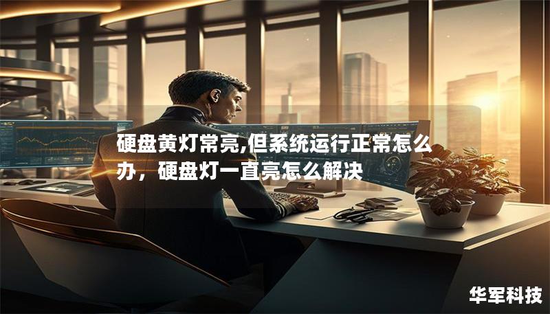 硬盤黃燈常亮,但系統運行正常怎么辦，硬盤燈一直亮怎么解決