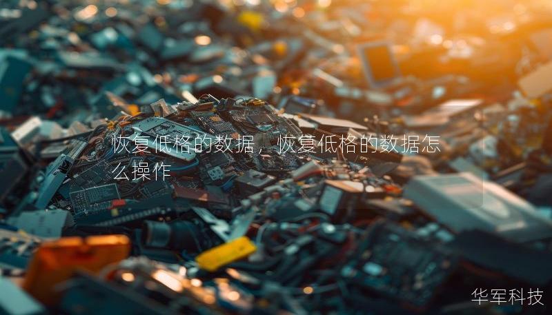 恢復低格的數據，恢復低格的數據怎么操作