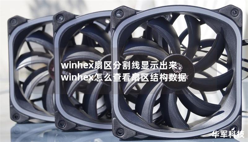 winhex扇區分割線顯示出來，winhex怎么查看扇區結構數據