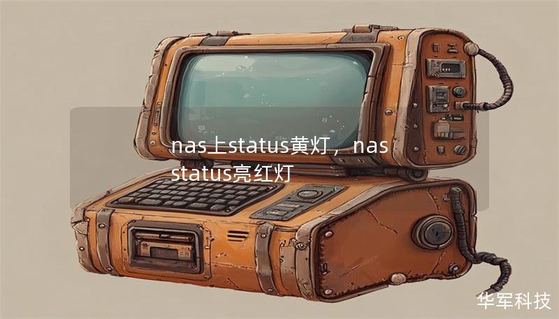 nas上status黃燈，nas status亮紅燈