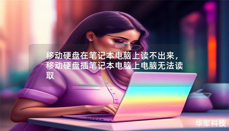 移動硬盤在筆記本電腦上讀不出來，移動硬盤插筆記本電腦上電腦無法讀取