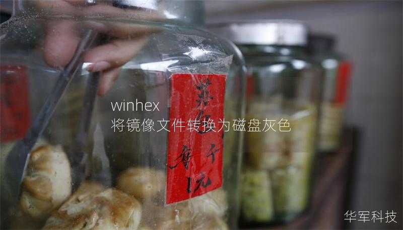 winhex 將鏡像文件轉換為磁盤灰色