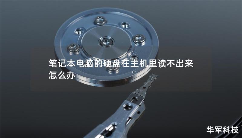 筆記本電腦的硬盤在主機里讀不出來怎么辦