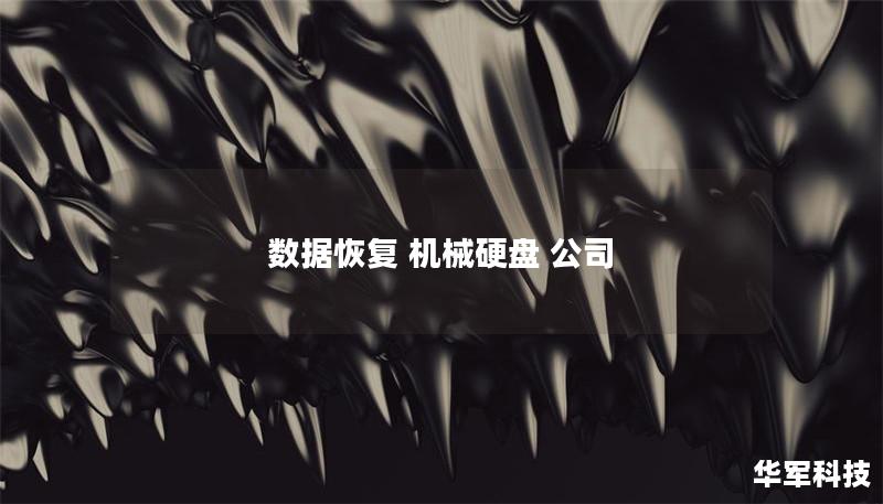 數(shù)據(jù)恢復(fù) 機(jī)械硬盤 公司