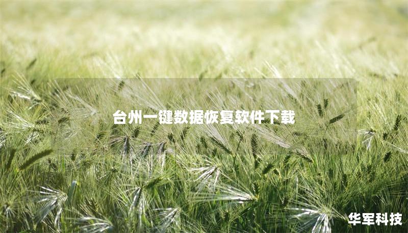 臺州一鍵數據恢復軟件下載