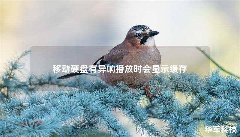 移動硬盤有異響播放時會顯示緩存