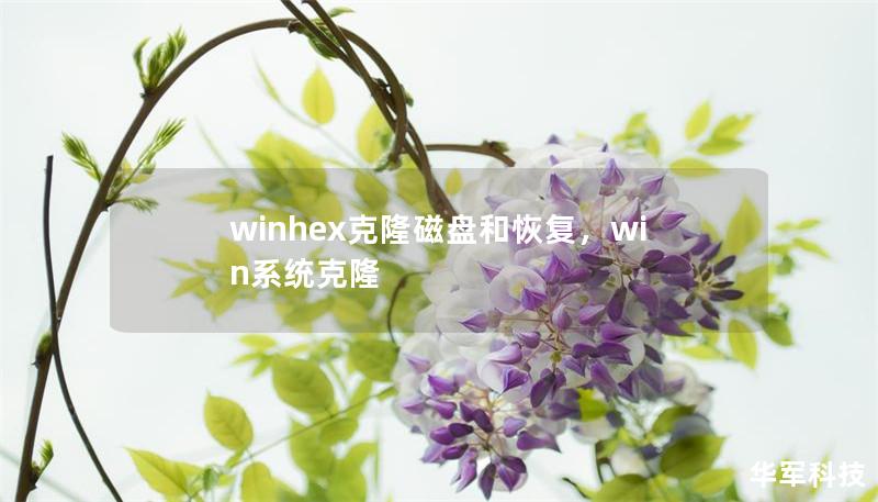 winhex克隆磁盤和恢復，win系統克隆
