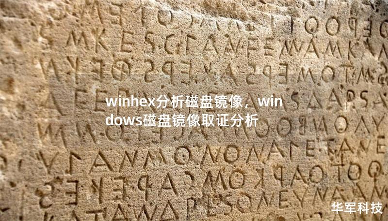 winhex分析磁盤鏡像，windows磁盤鏡像取證分析