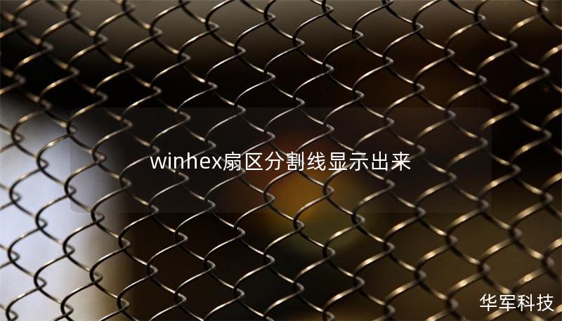winhex扇區(qū)分割線顯示出來