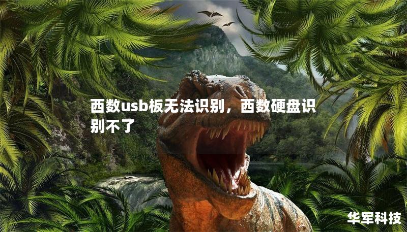 西數(shù)usb板無法識別，西數(shù)硬盤識別不了