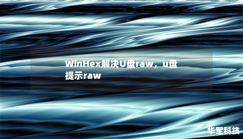 WinHex解決U盤raw，u盤提示raw