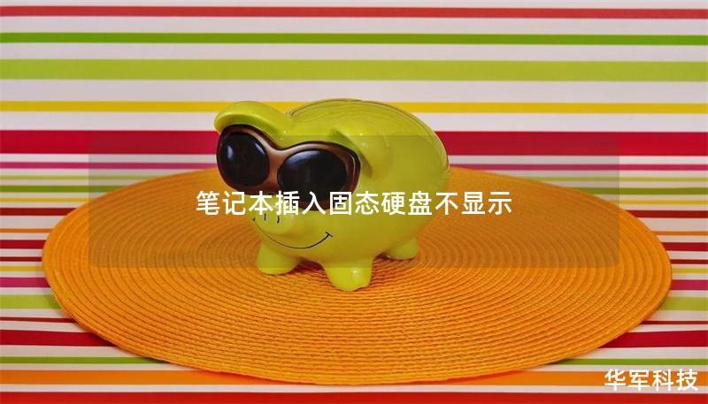 筆記本插入固態硬盤不顯示