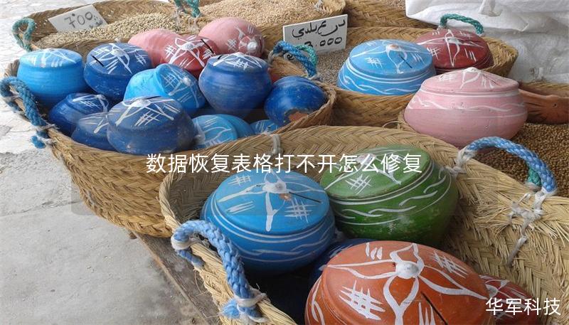 數(shù)據(jù)恢復表格打不開怎么修復