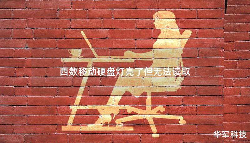 西數移動硬盤燈亮了但無法讀取