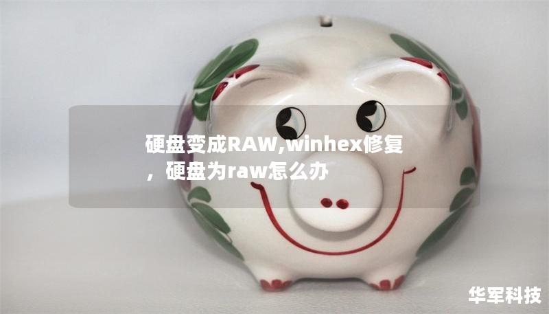 硬盤變成RAW,winhex修復，硬盤為raw怎么辦