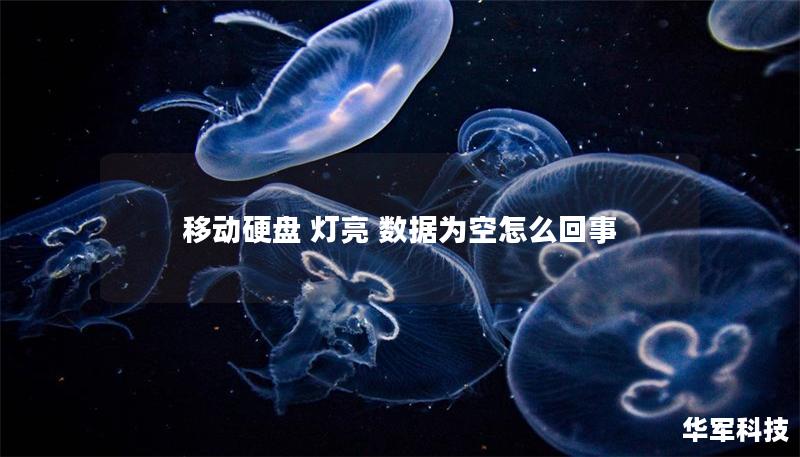 移動硬盤 燈亮 數據為空怎么回事